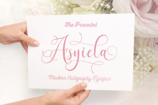 Asyiela: The Elegant Script Font for Every Creative Project