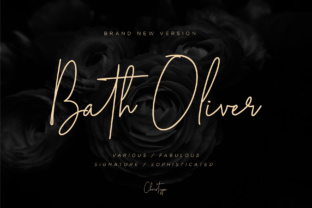 Bath Oliver: A Sophisticated Script Font for Modern Design