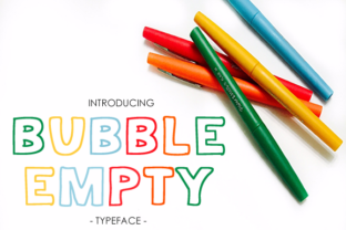 Bubble Empty: A Fresh Approach to Typography in the Digital Age