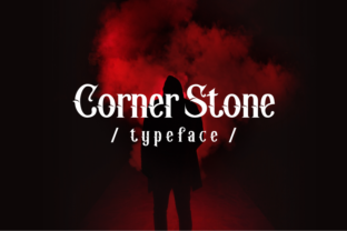 Corner Stone: A Bold Blackletter Typeface for Creative Expression