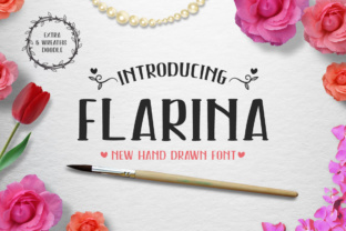 Flarina: The Perfect All-Caps Hand-Drawn Font for Creative Projects
