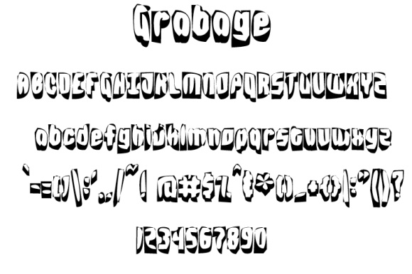 Grabage: The Playful Font That Brings Personality to Your Designs