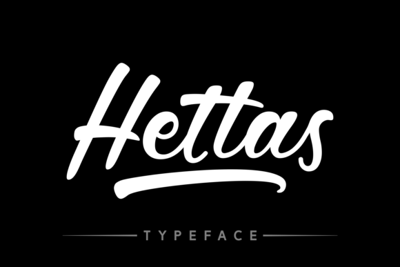 Hettas: A Retro-Inspired Logotype Font for Modern Design
