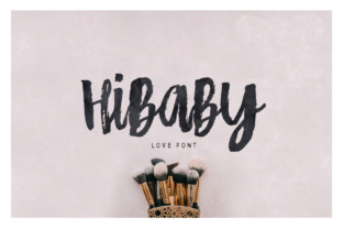 HiBaby: A Hand-Painted Font with Organic Energy