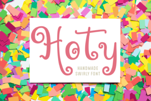 Hoty: The Elegant, Charming Display Font Redefining Modern Design