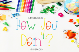 How You Doin: A Unique Font for Creative Projects
