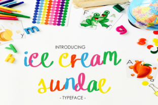 Ice Cream Sundae: A Whimsical Font for Creative Projects