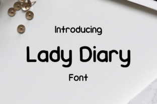 Lady Diary: A Stylish Font for Modern Designers