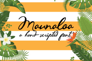 Maunaloa: A Hand-Inked Script Font with a Charming Touch