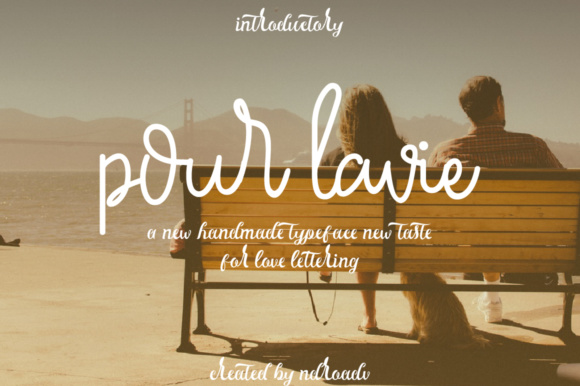 Pour La Vie: A Elegant Script Font for Stylish Design