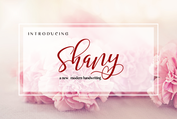 Shany: A Handwritten Font for Creative Expression