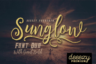 Sunglow: A Vintage Script Font for Timeless Design