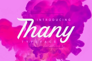 Thany: A Versatile Painterly Font