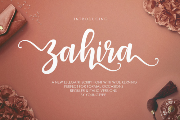 Zahira: A Feminine Handwritten Font